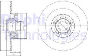 Delphi BG9024RSC - Bremžu diski ps1.lv