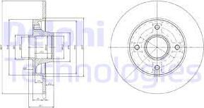 Delphi BG9022RS - Bremžu diski ps1.lv