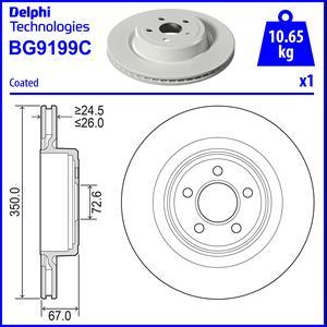 Delphi BG9199C - Bremžu diski ps1.lv