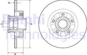 Delphi BG9190RSC - Bremžu diski ps1.lv