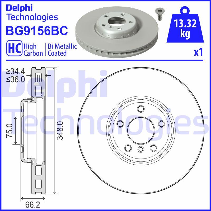 Delphi BG9156BC - Bremžu diski ps1.lv