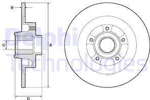 Delphi BG9134RSC - Bremžu diski ps1.lv