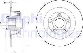 Delphi BG9135RSC - Bremžu diski ps1.lv