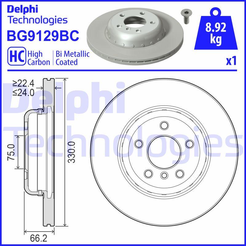 Delphi BG9129BC - Bremžu diski ps1.lv