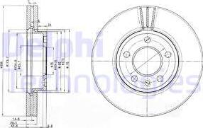 Delphi BG9891C - Bremžu diski ps1.lv