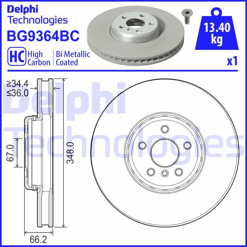 Delphi BG9364BC - Bremžu diski ps1.lv