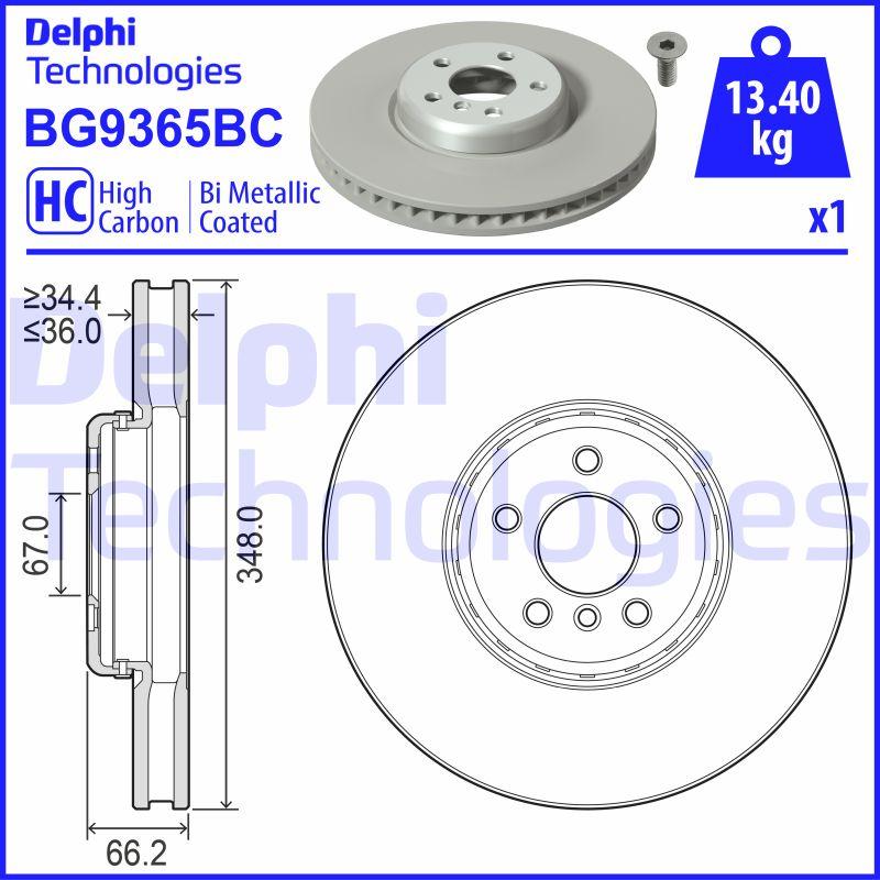 Delphi BG9365BC - Bremžu diski ps1.lv