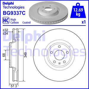 Delphi BG9337C-18B1 - Bremžu diski ps1.lv