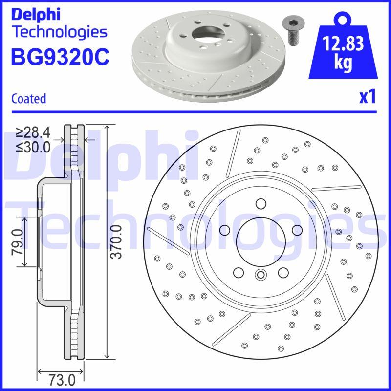 Delphi BG9320C - Bremžu diski ps1.lv