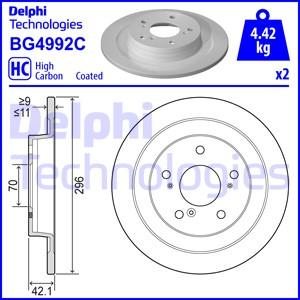 Delphi BG4992C - Bremžu diski ps1.lv