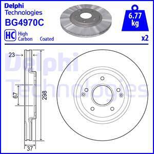 Delphi BG4970C - Bremžu diski ps1.lv