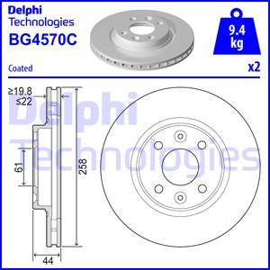 Delphi BG4570C - Bremžu diski ps1.lv