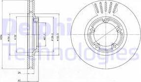 Delphi BG4098 - Bremžu diski ps1.lv