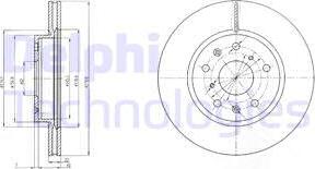 Delphi BG4093 - Bremžu diski ps1.lv