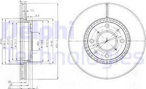 Delphi BG4049C - Bremžu diski ps1.lv