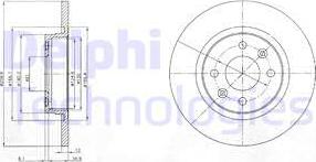 Delphi BG4045 - Bremžu diski ps1.lv