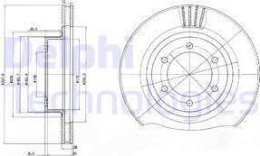 Delphi BG4052 - Bremžu diski ps1.lv