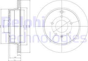 Delphi BG4069 - Bremžu diski ps1.lv