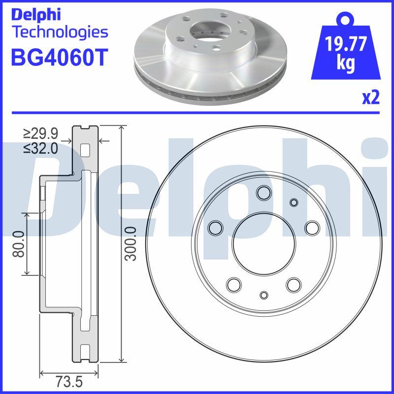 Delphi BG4060T - Bremžu diski ps1.lv