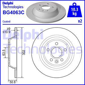 Delphi BG4063C - Bremžu diski ps1.lv
