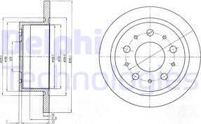 Delphi BG4062 - Bremžu diski ps1.lv