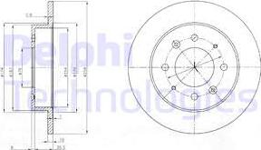 Delphi BG4017 - Bremžu diski ps1.lv