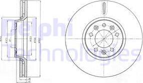 Delphi BG4083 - Bremžu diski ps1.lv