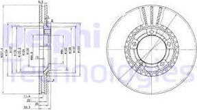 Delphi BG4036 - Bremžu diski ps1.lv