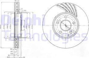 Delphi BG4029 - Bremžu diski ps1.lv