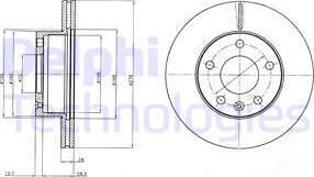 Delphi BG4022 - Bremžu diski ps1.lv