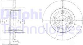 Delphi BG4141 - Bremžu diski ps1.lv