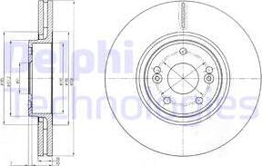 Delphi BG4167 - Bremžu diski ps1.lv