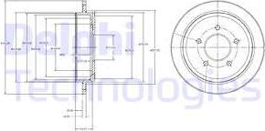 Delphi BG4121 - Bremžu diski ps1.lv