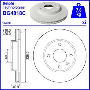 Delphi BG4818C - Bremžu diski ps1.lv