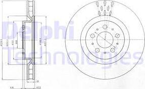 Delphi BG4305 - Bremžu diski ps1.lv