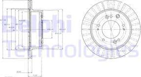 Delphi BG4331 - Bremžu diski ps1.lv