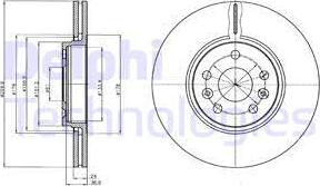 Delphi BG4338 - Bremžu diski ps1.lv