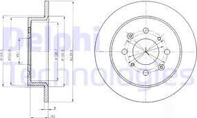 Delphi BG4333 - Bremžu diski ps1.lv