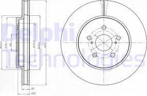 Delphi BG4253 - Bremžu diski ps1.lv