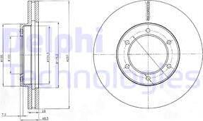 Delphi BG4209 - Bremžu diski ps1.lv