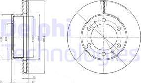 Delphi BG4211 - Bremžu diski ps1.lv