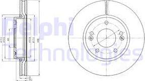 Delphi BG4281 - Bremžu diski ps1.lv