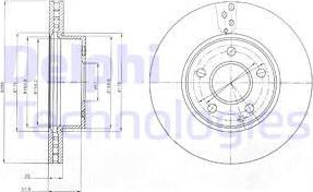 Delphi BG4227 - Bremžu diski ps1.lv