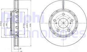 Delphi BG4276 - Bremžu diski ps1.lv