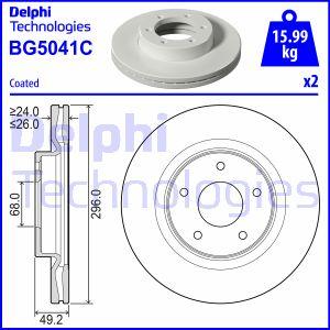 Delphi BG5041C-18B1 - Bremžu diski ps1.lv