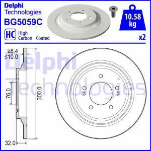 Delphi BG5059C - Bremžu diski ps1.lv