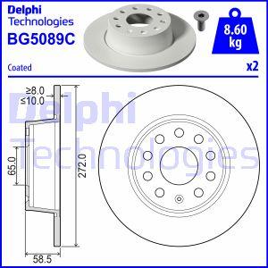 Delphi BG5089C - Bremžu diski ps1.lv