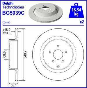 Delphi BG5039C - Bremžu diski ps1.lv