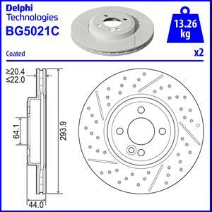 Delphi BG5021C - Bremžu diski ps1.lv