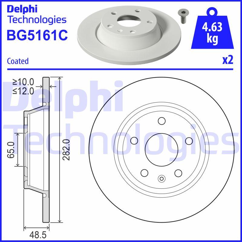 Delphi BG5161C - Bremžu diski ps1.lv